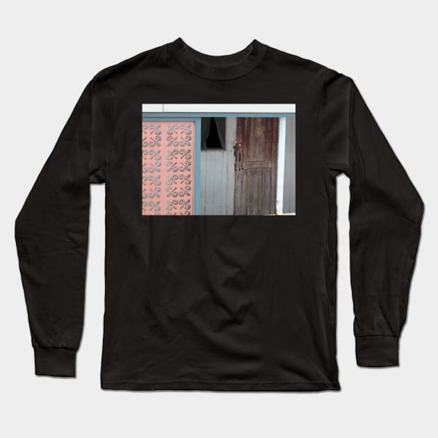 Door to the Fishing Boat Long Sleeve T-Shirt by EileenMcVey